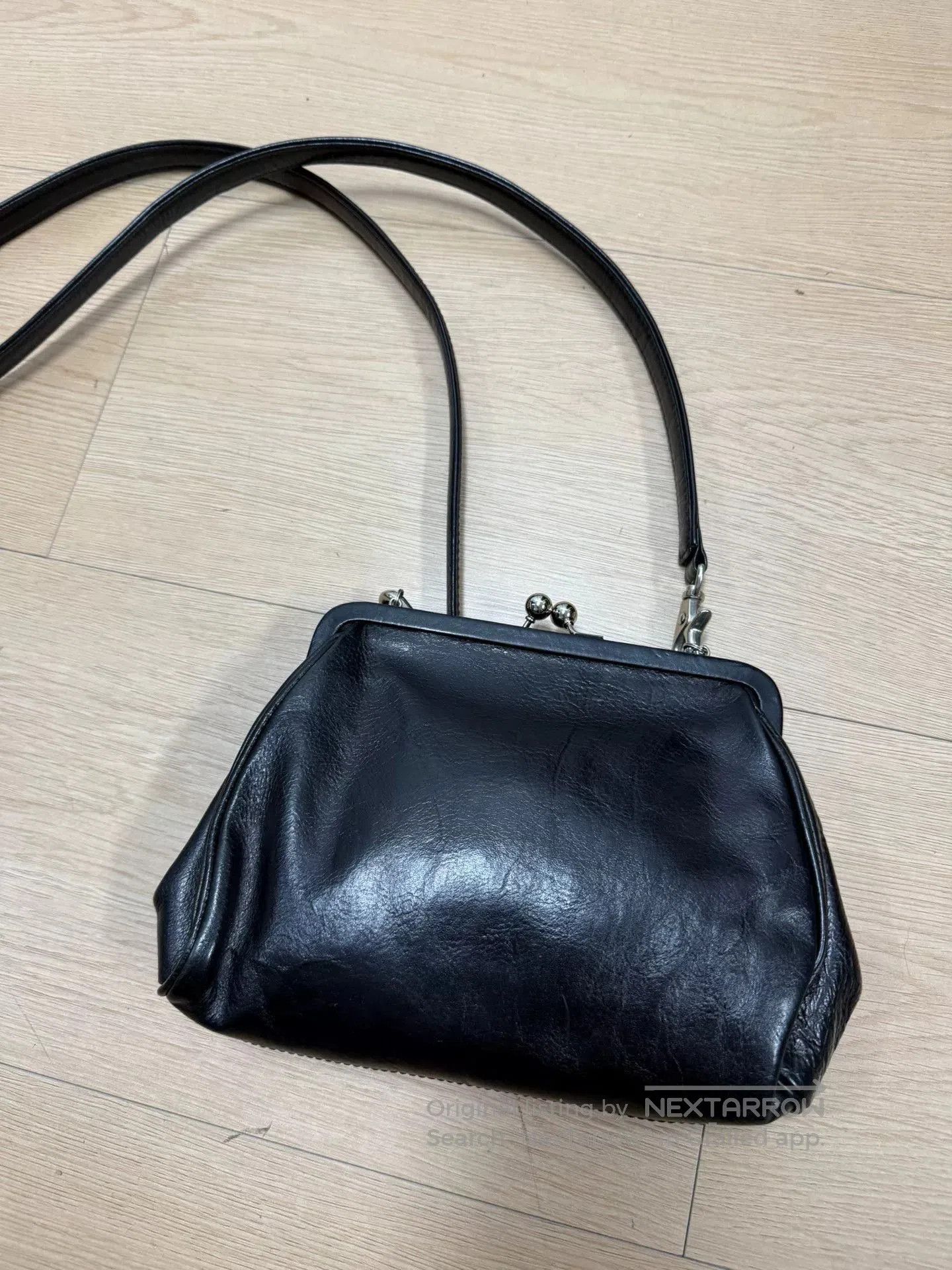 Yohji Yamamoto yohji yamamoto y's black leather shoulder bag. Size ONE SIZE - 3 Thumbnail