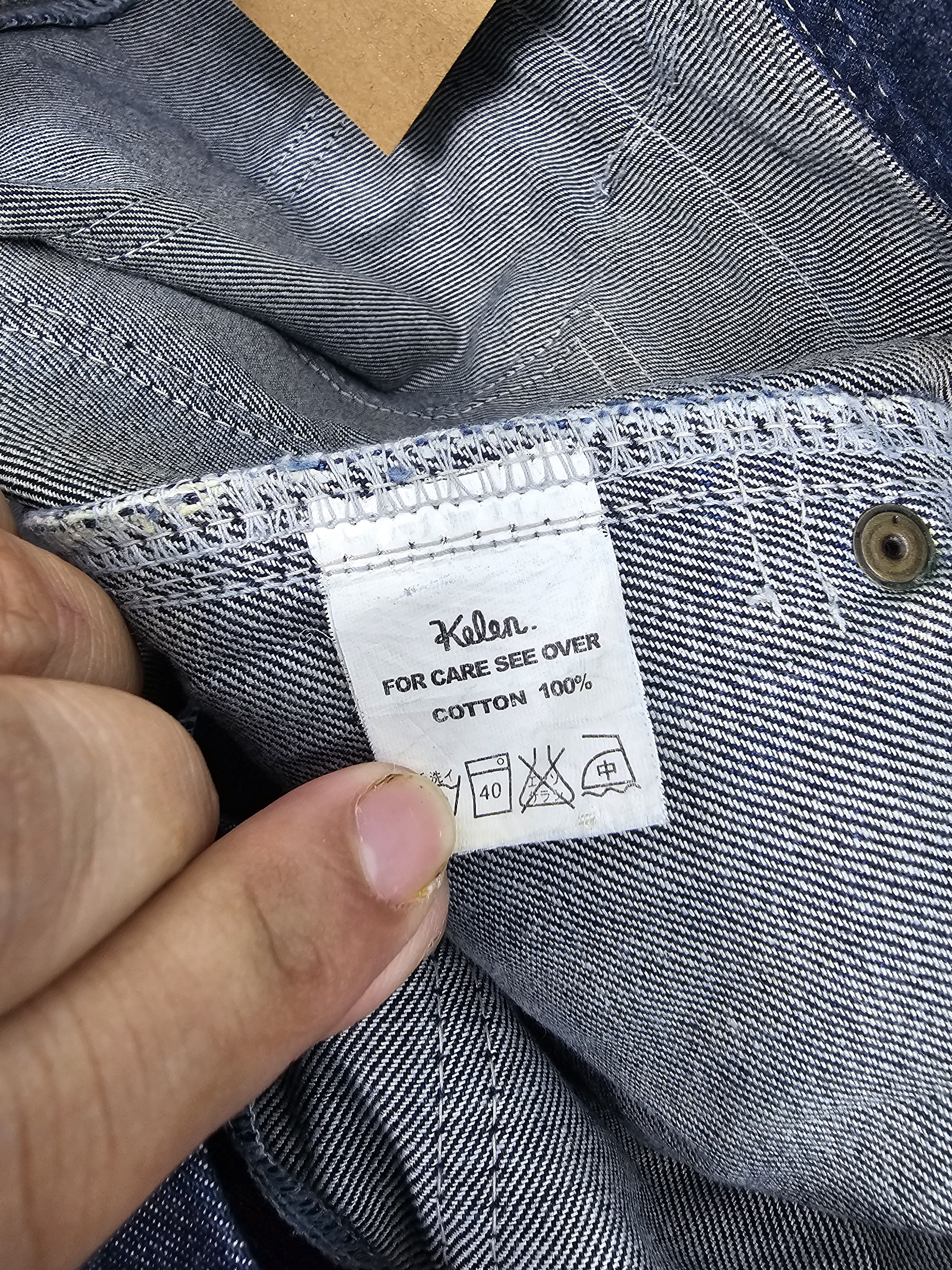 Japanese Brand KELEN Workwear Crazy Pockets Design Jeans JB0259 Size 34x33 Size US 34 / EU 50 - 15 Thumbnail