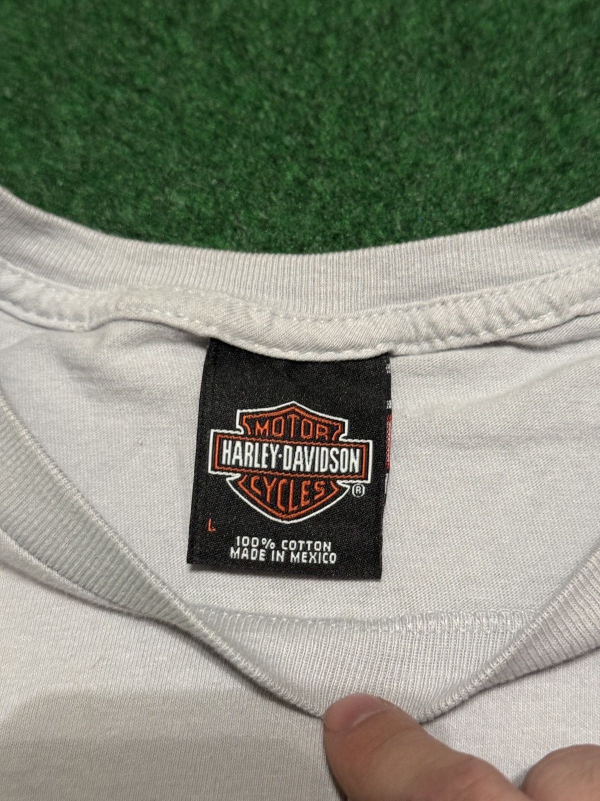 Harley Davidson Y2K Harley Davidson Skull Motorcycle Biker Large T Shirt Size US L / EU 52-54 / 3 - 3 Thumbnail