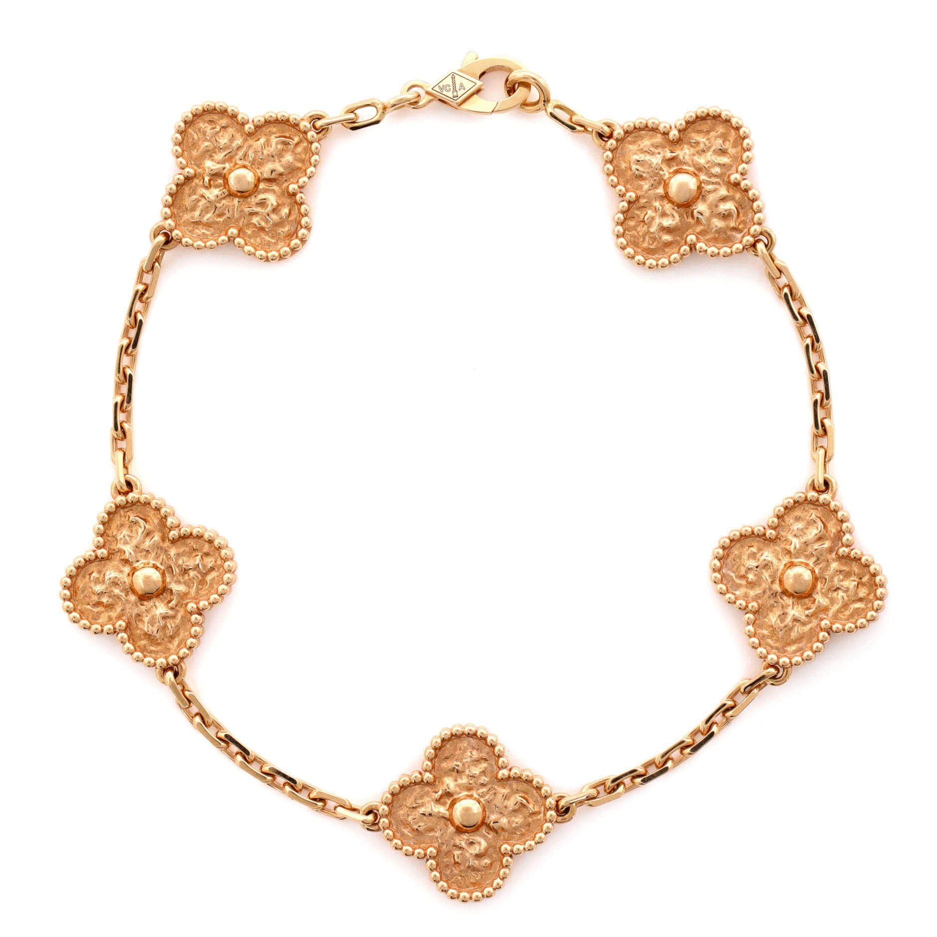 Vintage Alhambra 5 Motifs Bracelet