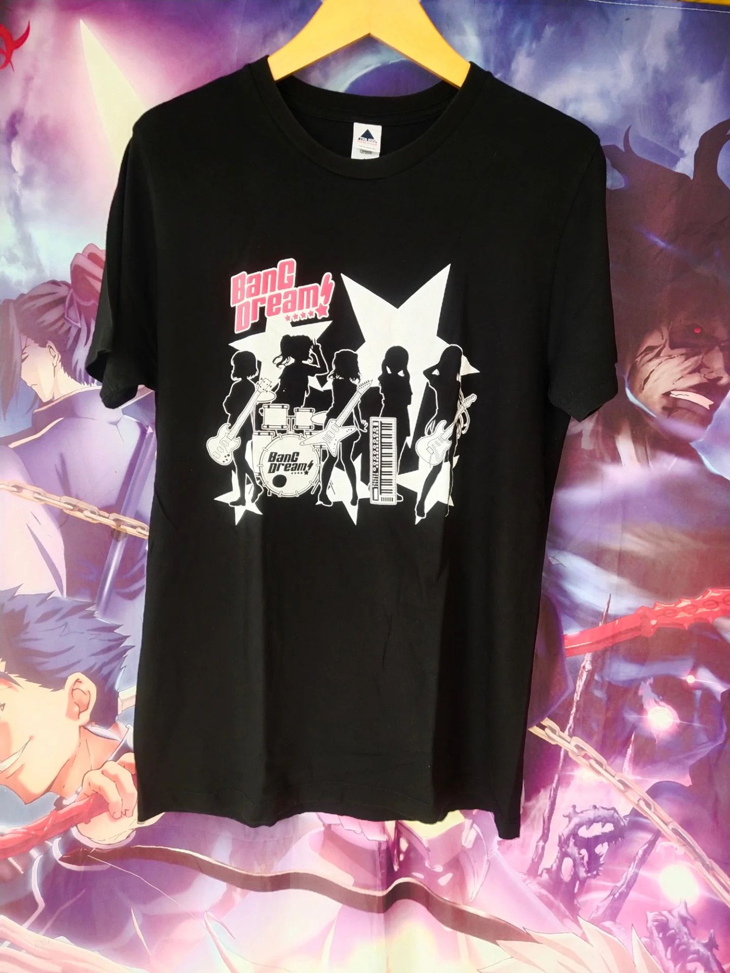 Anime Bang Dream Silhouette Member Idol Anime Tee Size US M / EU 48-50 / 2 - 1 Thumbnail