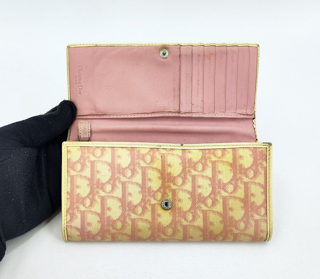Christian Dior Monsieur CHRISTIAN DIOR no 2 trotter oblique long wallet vintage Size ONE SIZE - 4 Thumbnail