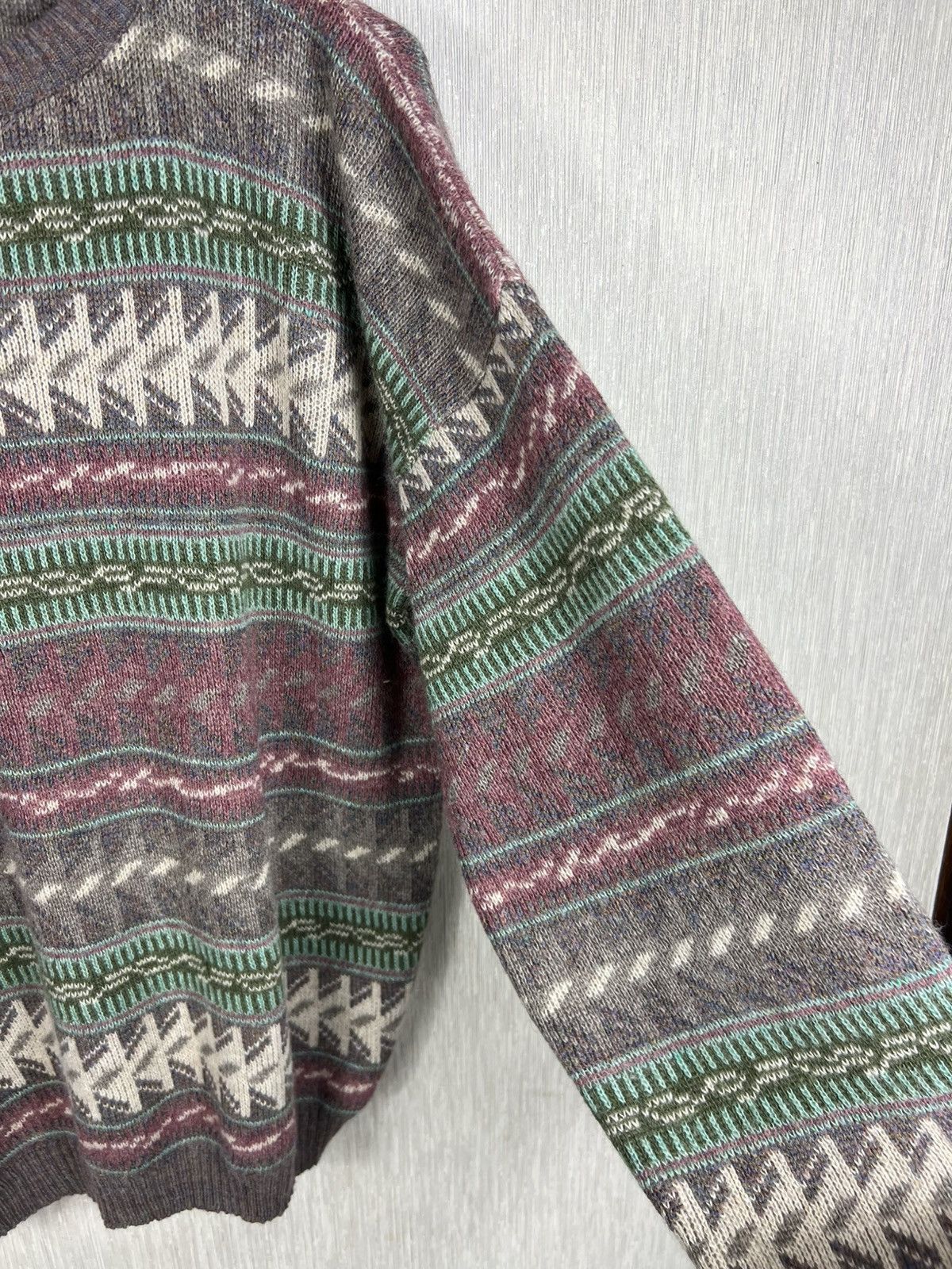 Acne Studios Vintage Tom Hanbury patterned wool sweater retro acne style Size US L / EU 52-54 / 3 - 11 Thumbnail