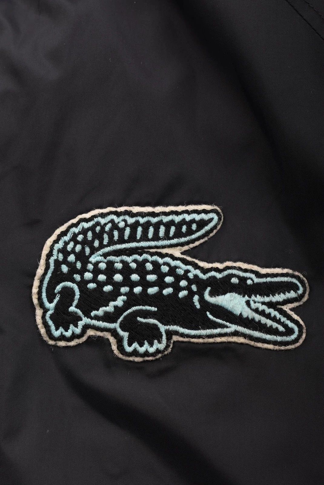 Lacoste Lacoste L!VE Black Nylon Varsity Jacket Size L Size US L / EU 52-54 / 3 - 2 Thumbnail