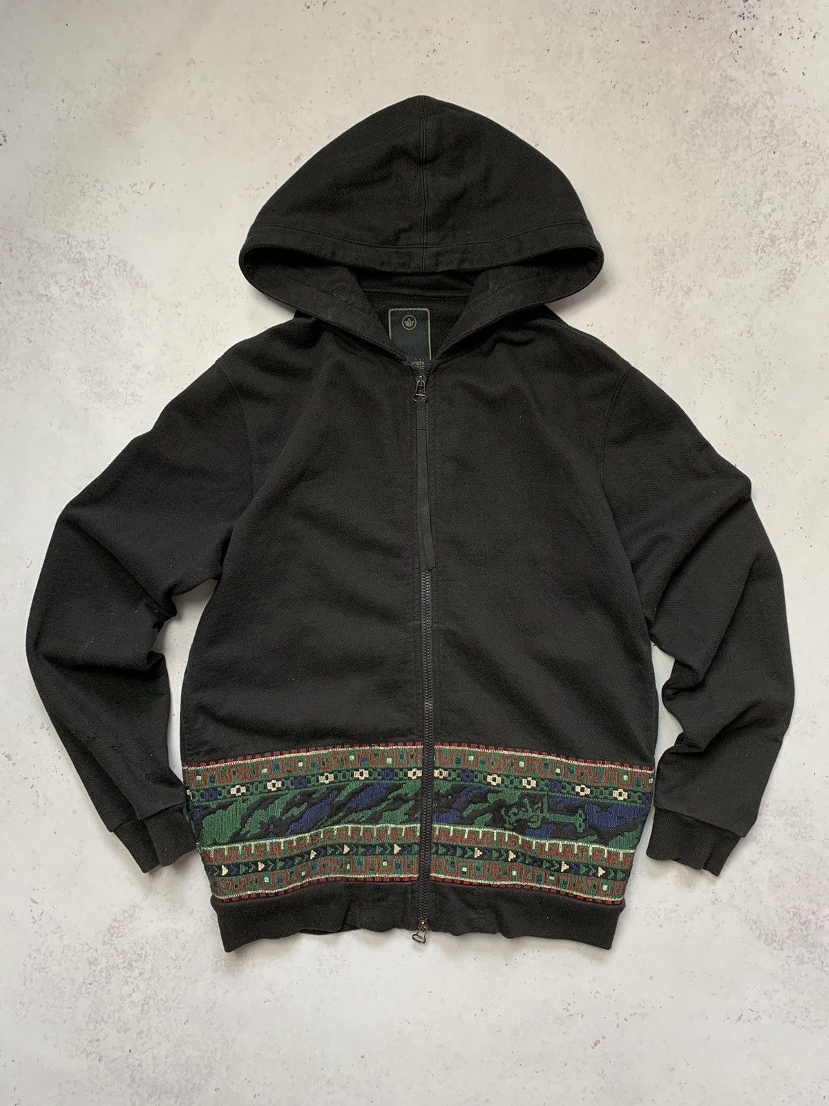 Vintage Maharishi Zip-Up Japanese Embroidery Hoodie