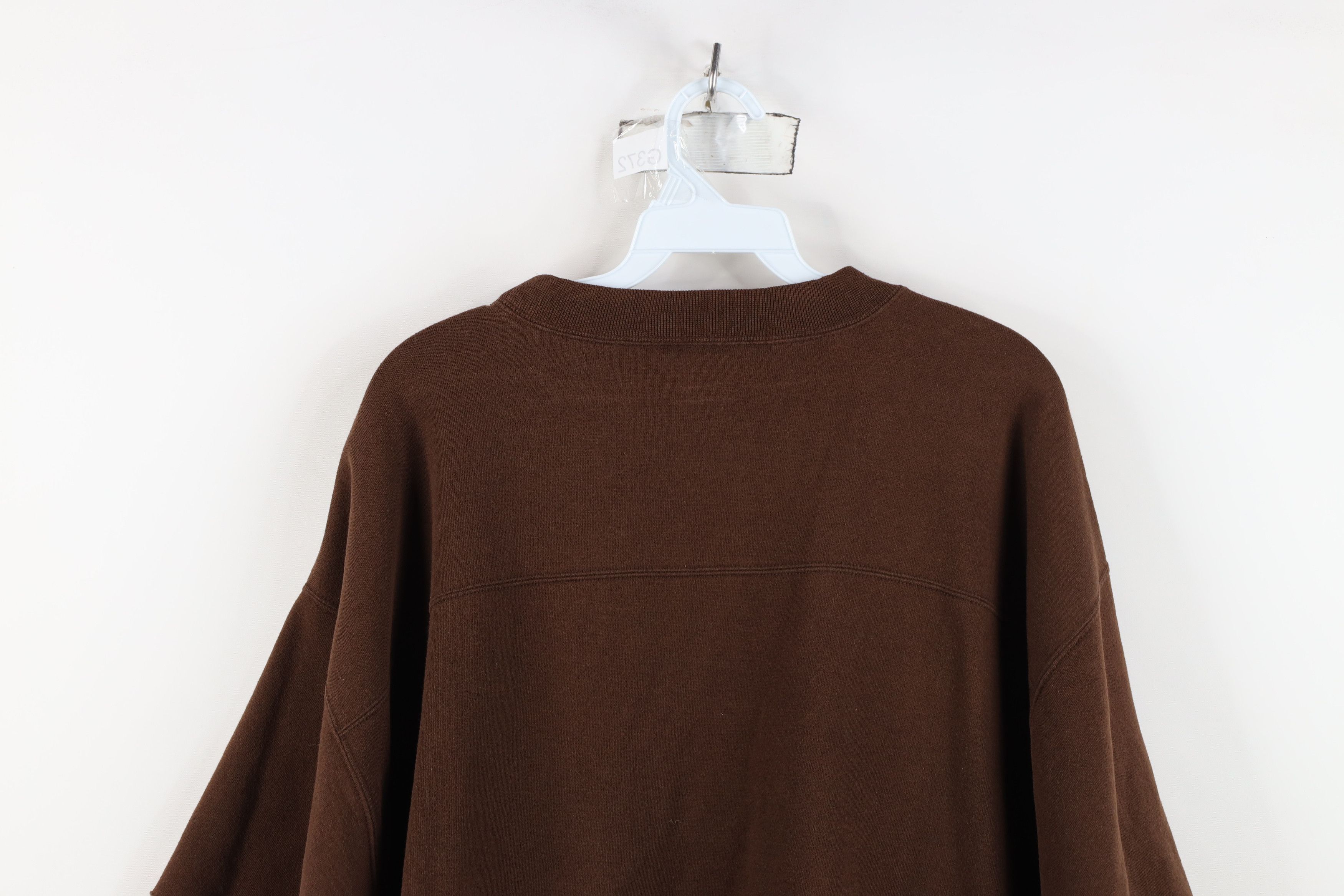 Vintage Vintage 90s Browns Football Crewneck Sweatshirt Brown Size US XL / EU 56 / 4 - 13 Thumbnail
