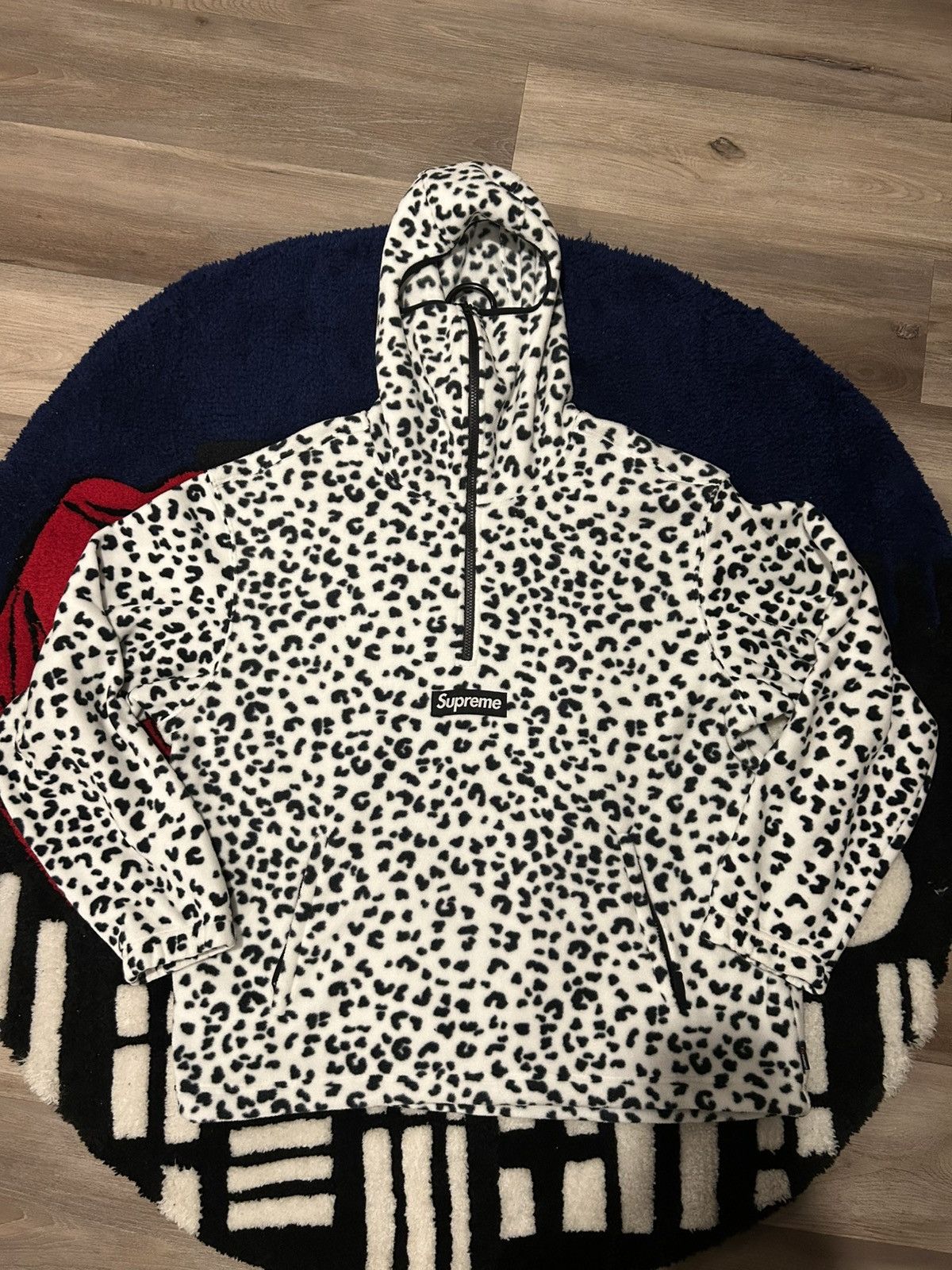 Supreme Supreme Polartec Facemask Half Zip Hooded Sweatshirt (FW24) Size US XL / EU 56 / 4 - 1 Thumbnail