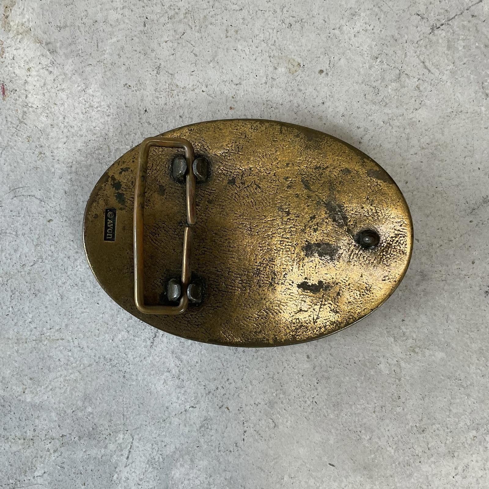 Vintage vintage avon antique car brass oval belt buckle model t Size ONE SIZE - 2 Thumbnail