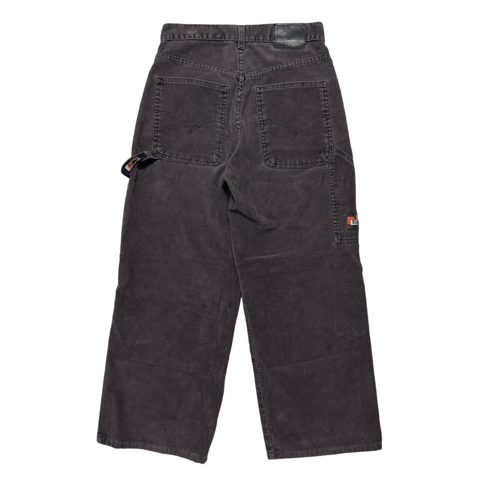 Levi's VTG 90's Levi's L2 Gray Corduroy Baggy Wide Leg Pants 28x26 Size US 28 / EU 44 - 5 Thumbnail