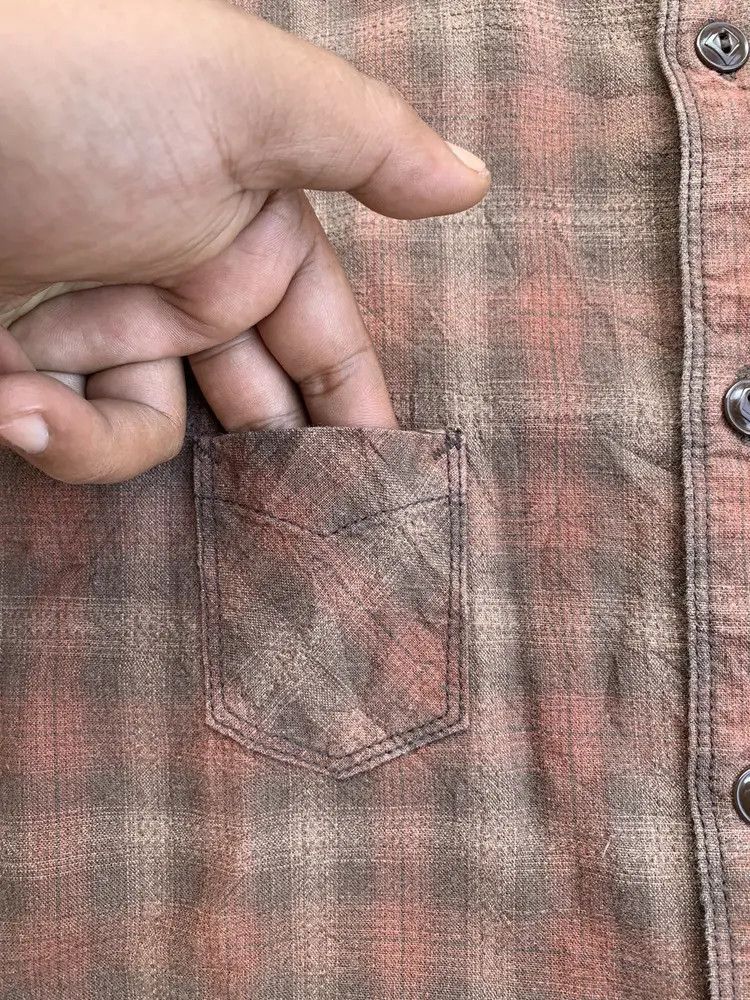 Ego Tripping Ego Tripping Japan shadow plaid western flannel shirt Size US S / EU 44-46 / 1 - 5 Thumbnail