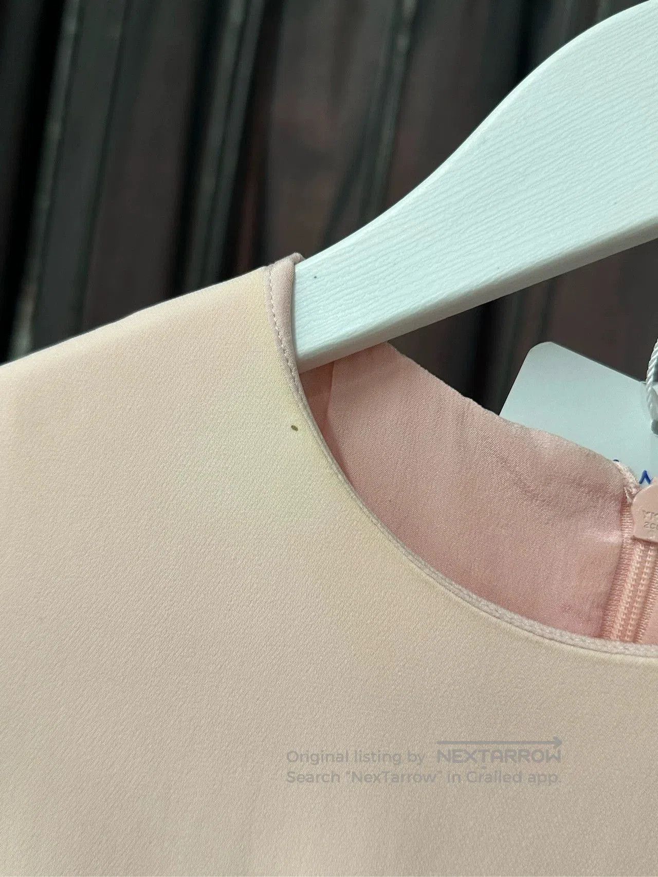 Dior dior sleeveless dress in pale pink. Size US 36 / EU 52 - 5 Thumbnail