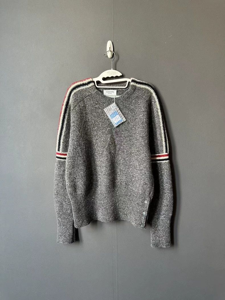Thom Browne Thom Browne Striped Snowflake Sweater-dmc Size US M / EU 48-50 / 2 - 1 Thumbnail
