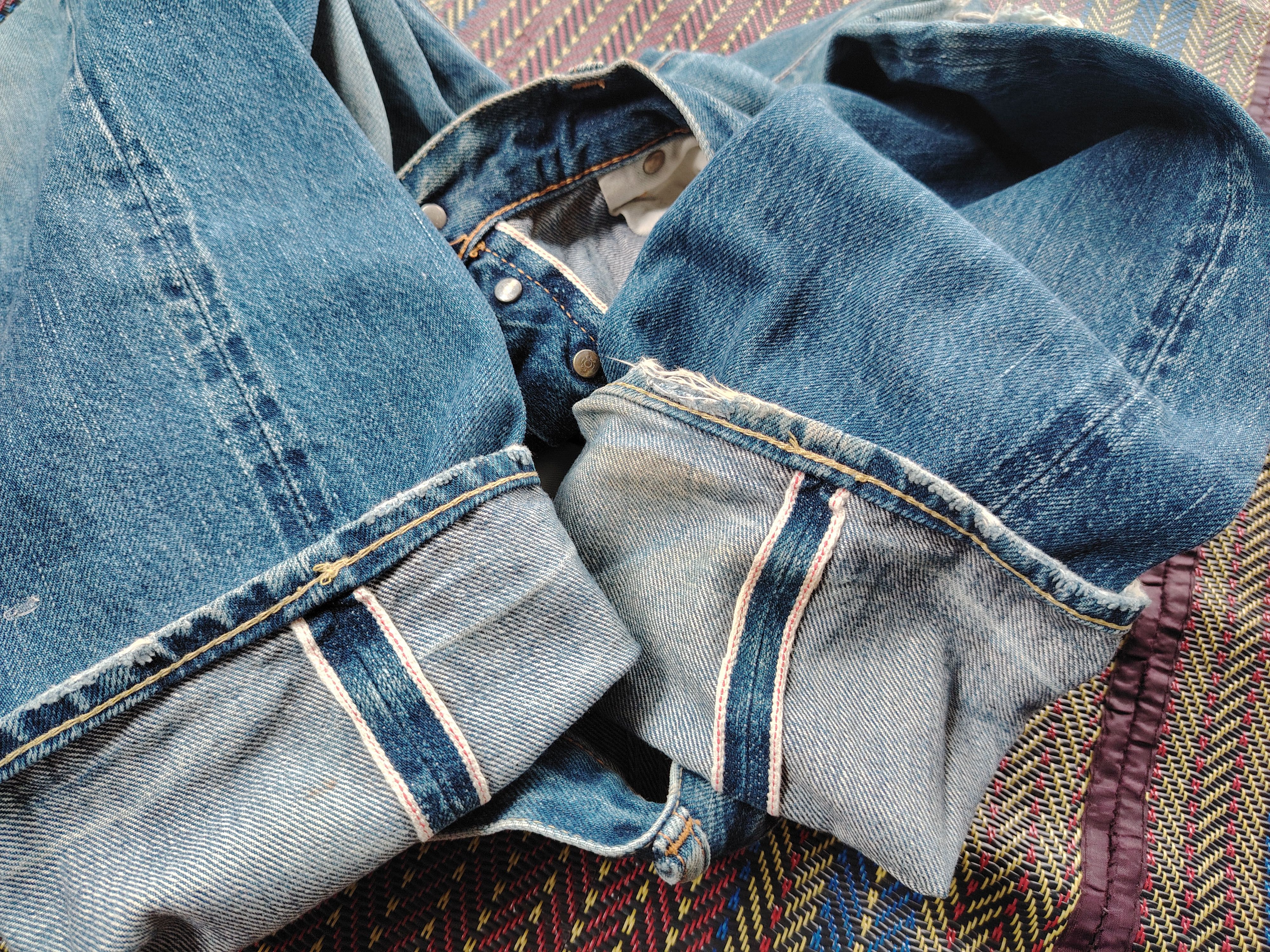 Japanese Brand 💥BEST OFFER💥VINTAGE SHIPS JET BLUE REDLINE SELVEGDE DENIM Size US 32 / EU 48 - 13 Thumbnail