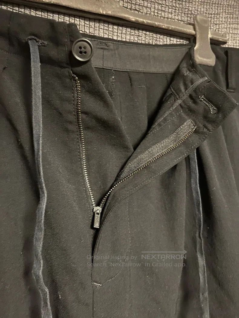 Yohji Yamamoto Yohji Yamamoto 18ss Wide-Leg Drawstring Pants. Size US 27 - 5 Thumbnail