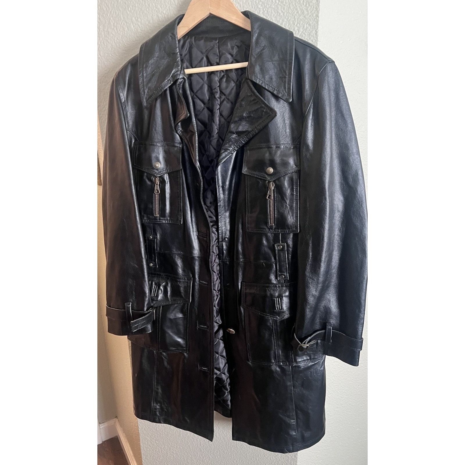 Vera Pelle Vera Pelle 100% Viscosa Made In Italy Jacket Size L / US 10 / IT 46 - 1 Thumbnail