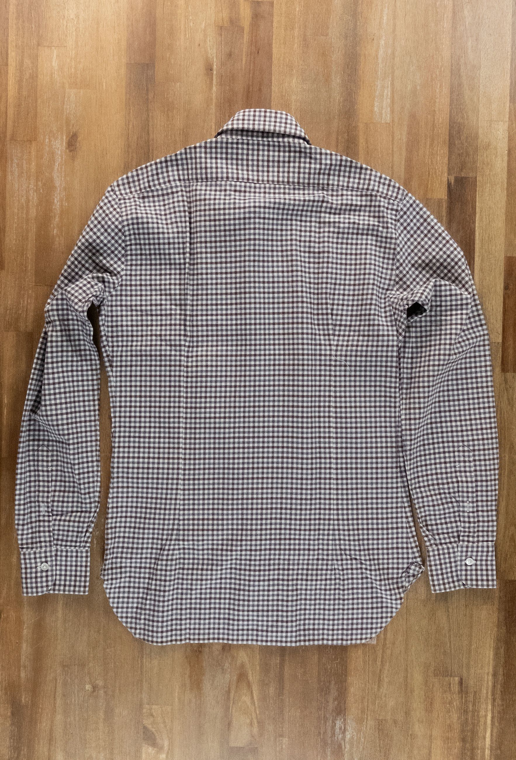 Barba Napoli BARBA Napoli Dandy Life gray check flannel cotton shirt 39 Size US M / EU 48-50 / 2 - 6 Thumbnail