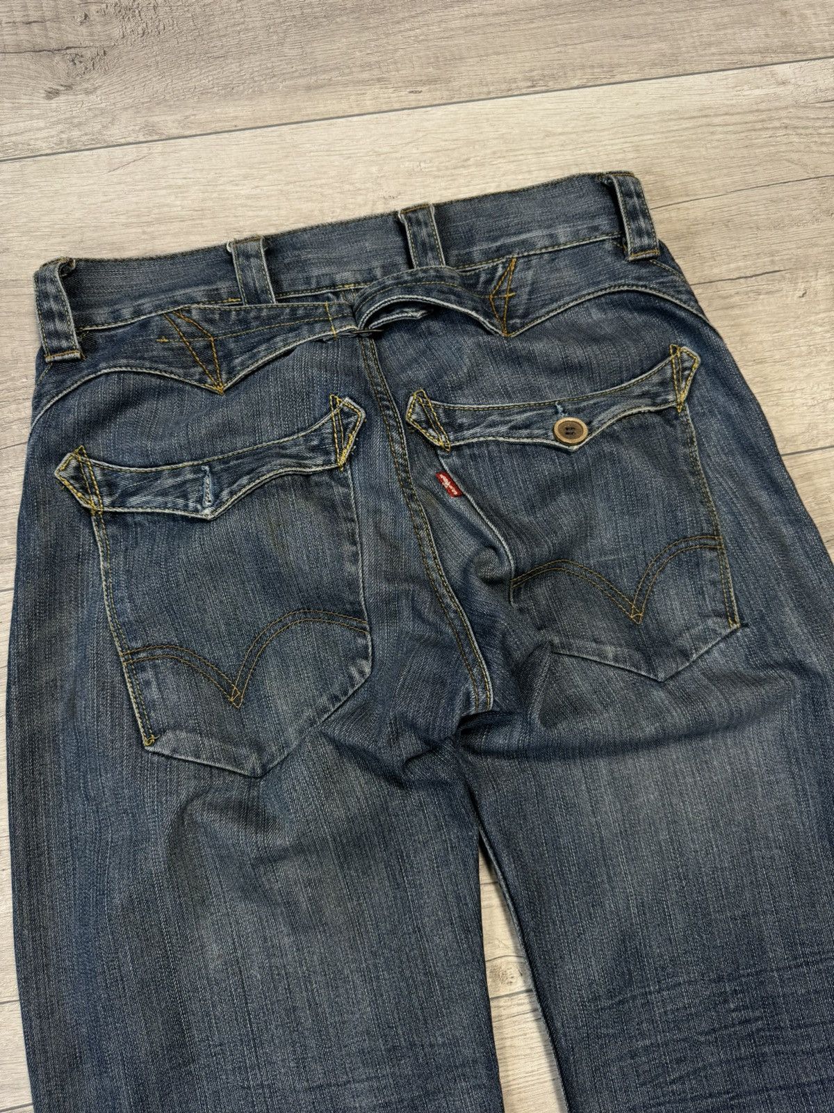 Levi's Levi's Engineered Jeans - Navy Blue Denim Vintage Rare Size US 29 - 11 Thumbnail