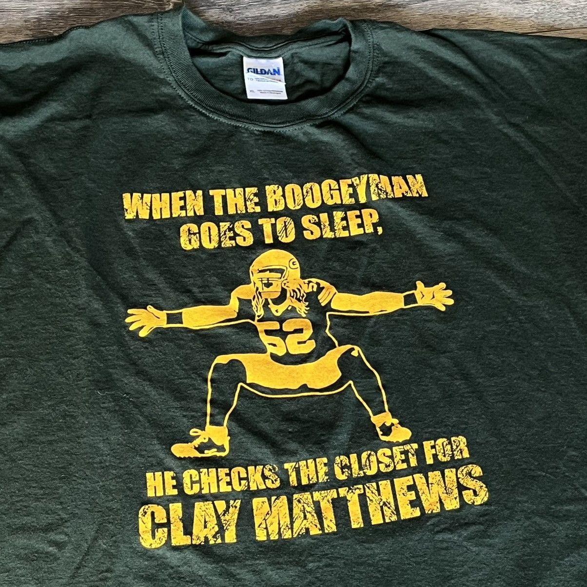 Vintage 2000s Green Bay Packers Clay Matthews Parody T Shirt