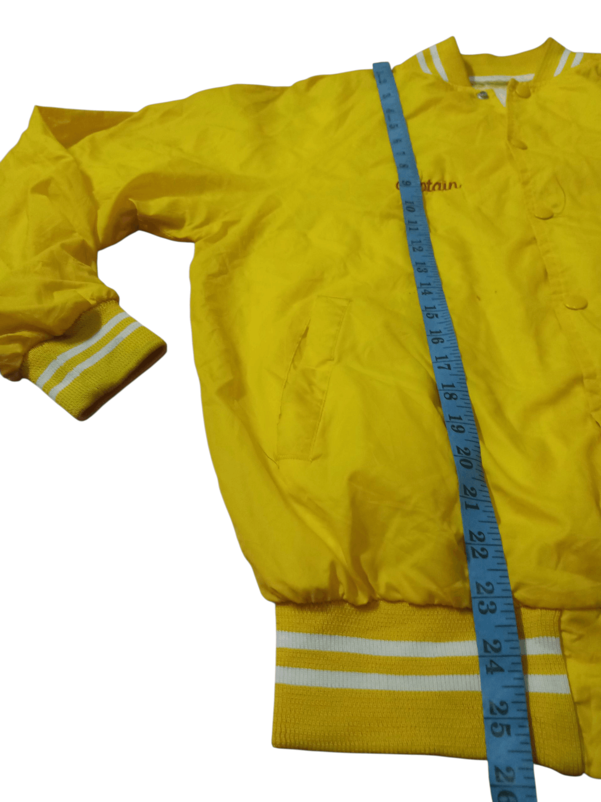 Vintage 💥Vintage 80s Captain Bombers Jacket Embroidery 💥 Size US M / EU 48-50 / 2 - 10 Thumbnail