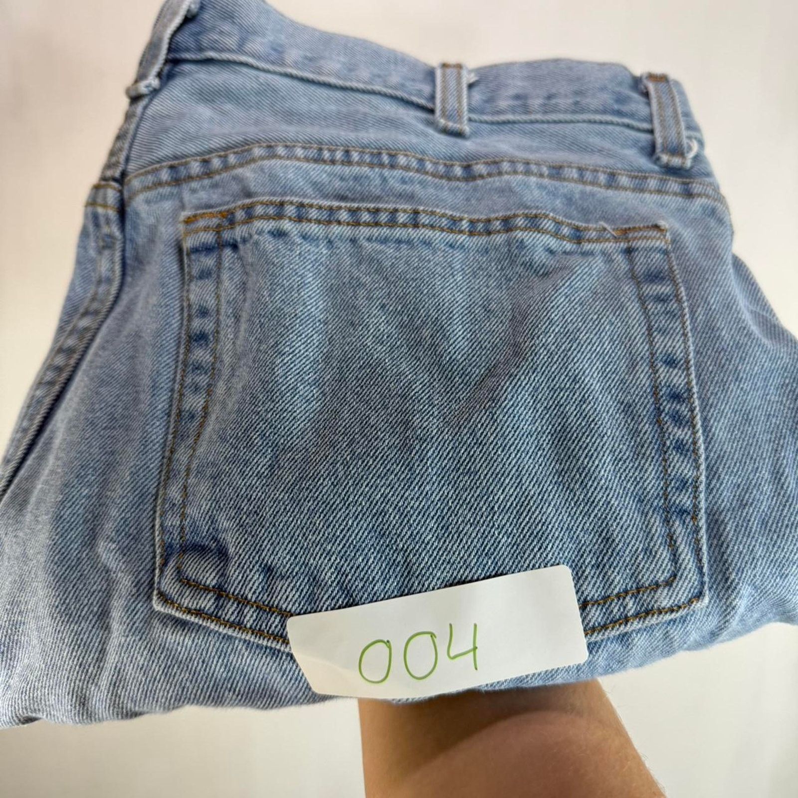 Faded Glory Vintage 90s Faded Glory Light Blue Jeans 36 X 34 Size US 36 / EU 52 - 7 Thumbnail
