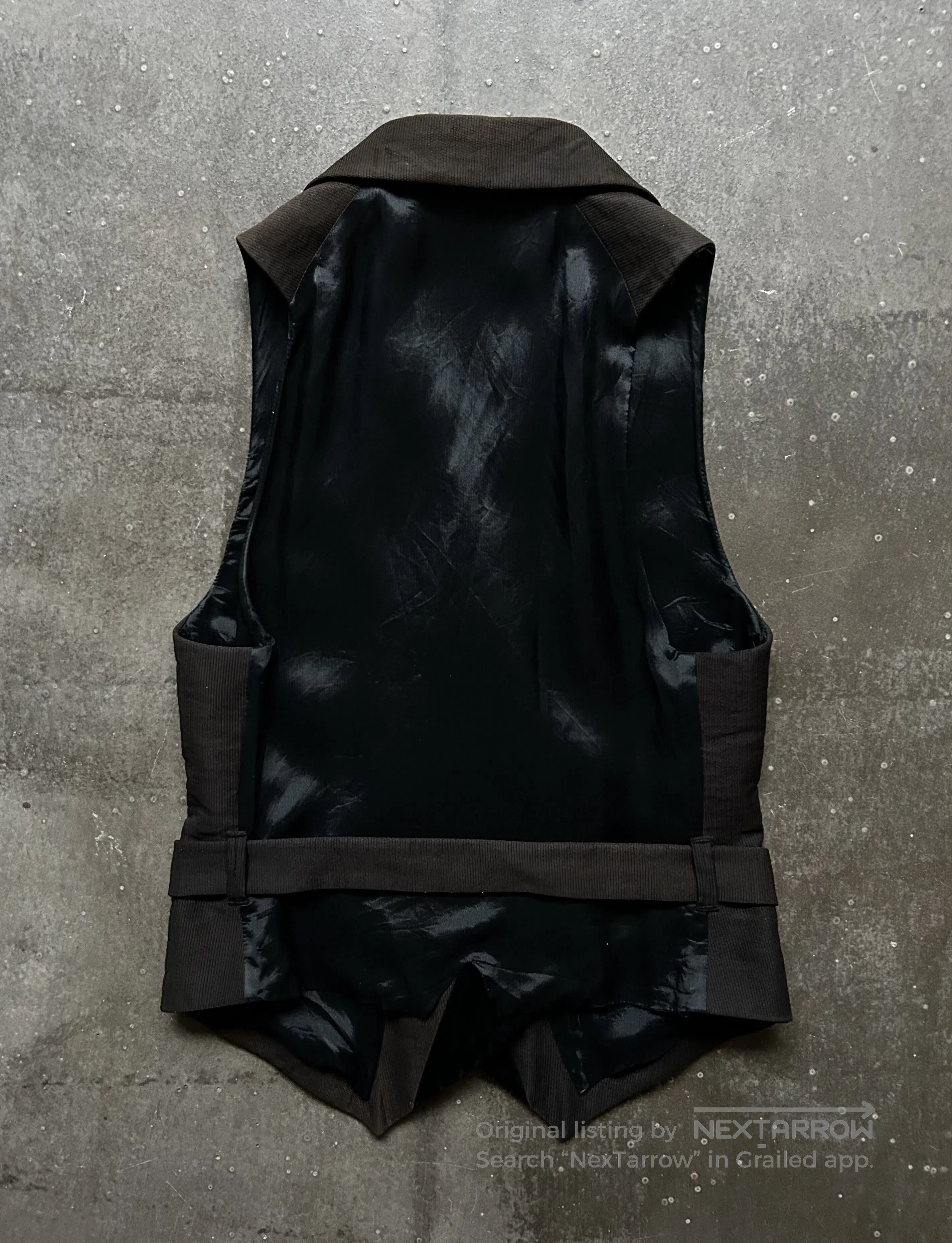 Alexander McQueen Alexander McQueen 2001aw Black Vest. Size US L / EU 52-54 / 3 - 6 Thumbnail