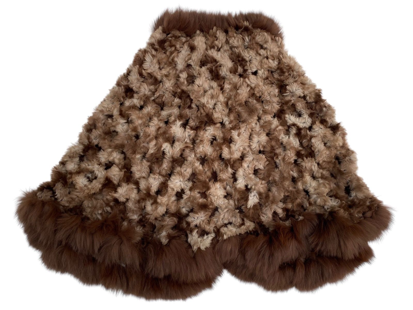 Vintage MTBEAUTY Fur Cape Winter Size L / US 10 / IT 46 - 3 Thumbnail
