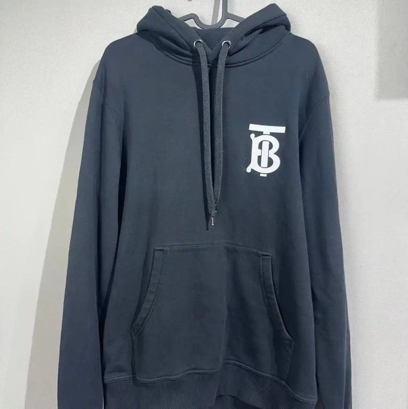 Burberry Burberry Black Cotton Blend Men's Hoodie Size US S / EU 44-46 / 1 - 1 Thumbnail