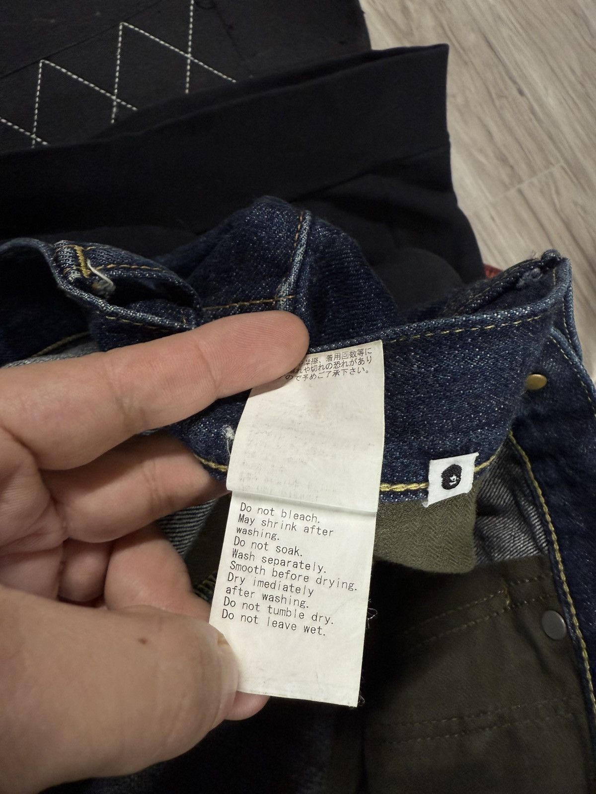 Bape A Bathing Ape Blue Denim Jeans Shorts Bapesta Star Size 36 Size US 36 / EU 52 - 13 Thumbnail