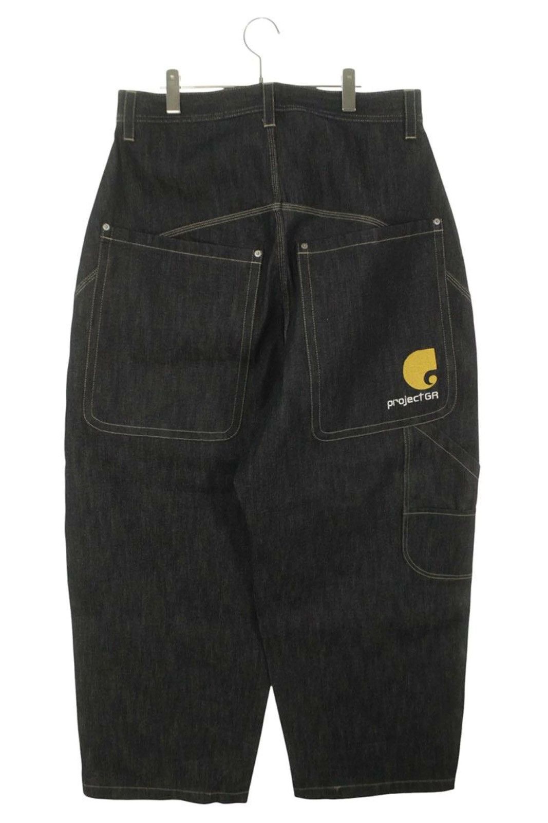 PROJECT G/R BLACK DISTRESSED PATCH WORK PANTS SIZE L | Grailed
