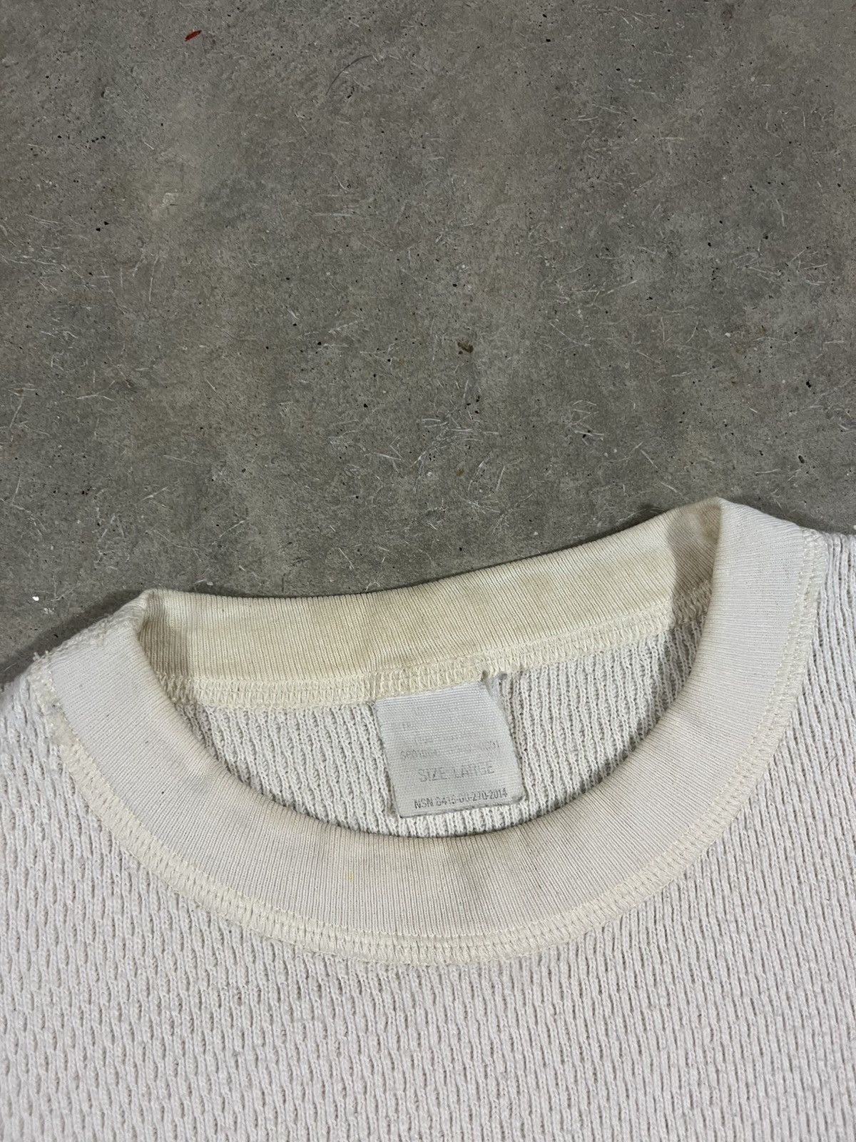 Vintage Vintage Military Thermal Shirt White Size US L / EU 52-54 / 3 - 3 Thumbnail