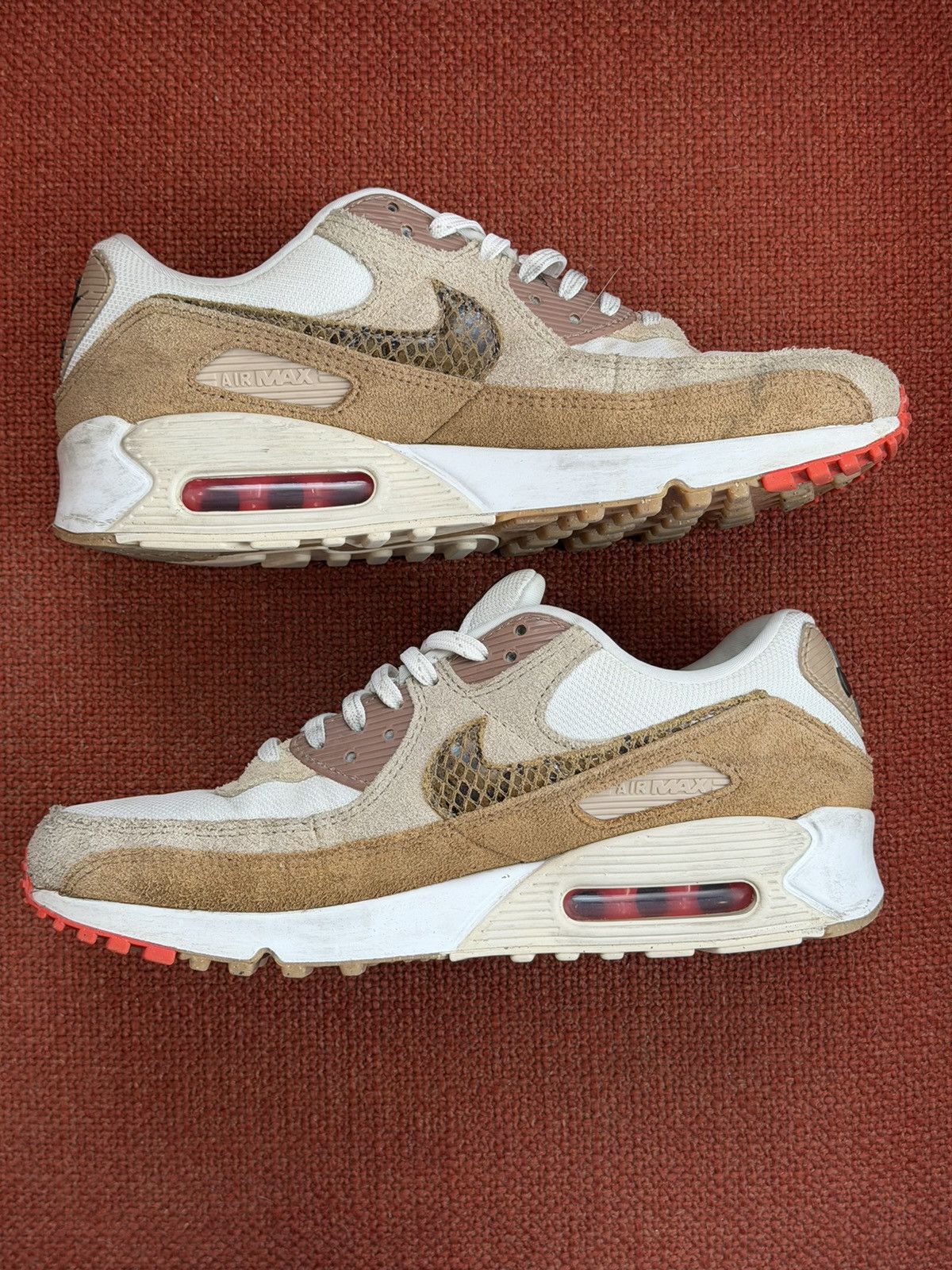 Nike Nike Air Max 90 AMD “Brown Snakeskin” Size US 10 / IT 40 - 3 Thumbnail