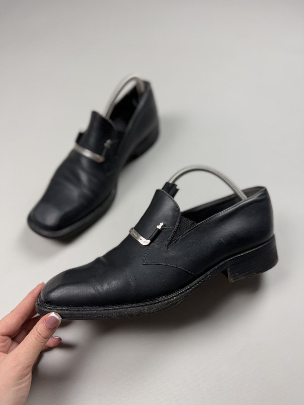 Vintage Cesare Paciotti Vintage Men’s Leather Formal Loafers Shoes Size US 8 / EU 41 - 16 Thumbnail