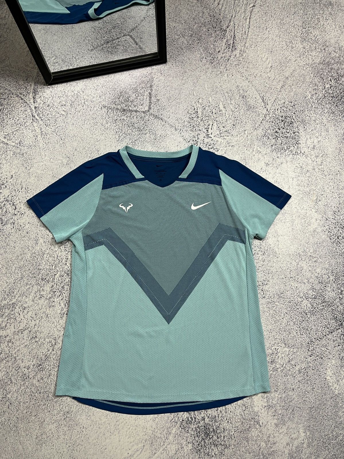 Nike Nike Court Rafael Nadal Dri-Fit ADV Rafa Tennis Jersey Shirt Size US XL / EU 56 / 4 - 1 Thumbnail