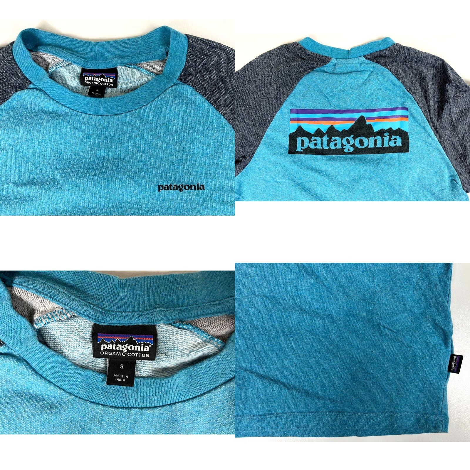 Patagonia Patagonia P-6 Logo Lightweight Crew Neck Sweatshirt Mens Sz S Blue Gray 2017 Outdoor Logo Double-Sided Organic Cotton Blend T-Shirt Style 39485 Size US S / EU 44-46 / 1 - 8 Thumbnail