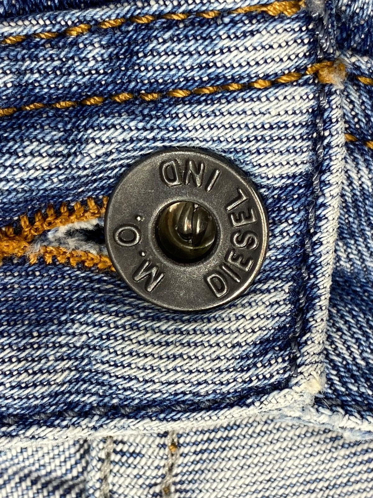 Diesel Diesel Industry Brand Faded Blue Wash Distress Style Jeans Size US 32 / EU 48 - 12 Thumbnail
