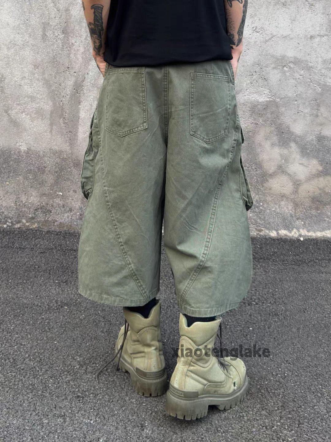 Vintage xtl kapital wtaps style loose baggy military cargo shorts Size US 28 / EU 44 - 6 Thumbnail