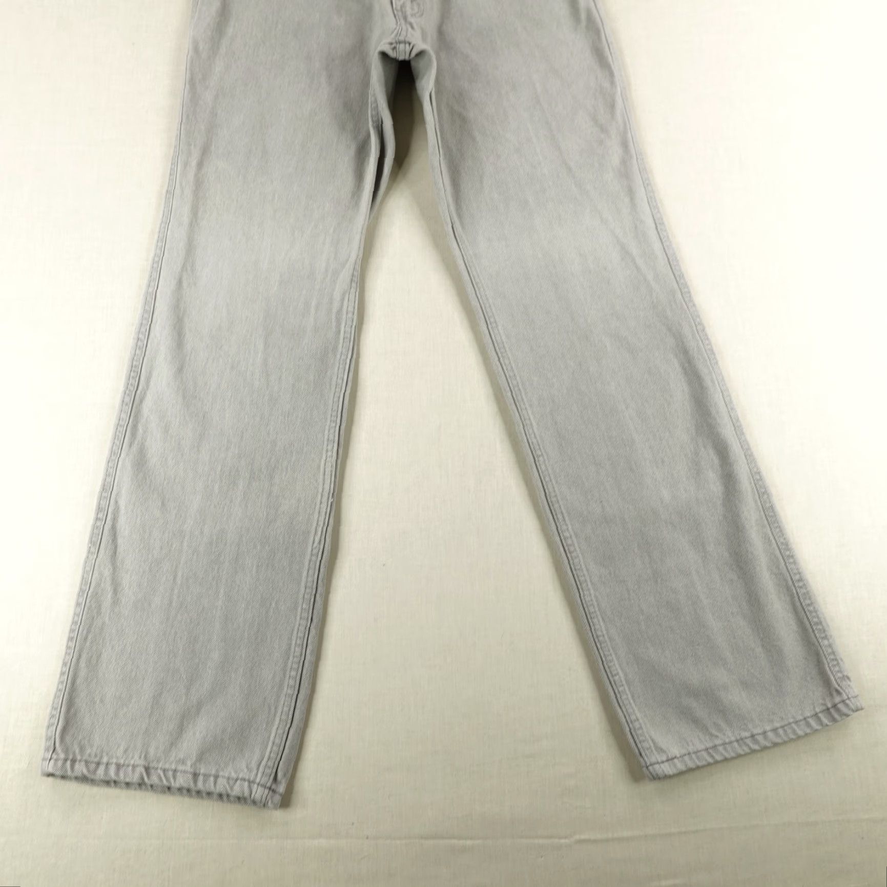 Levi's VINTAGE Levi's Jeans Men 34x32 Gray Denim Silvertab Straight Leg 80s Grunge Relaxed Fit Size US 34 / EU 50 - 3 Thumbnail