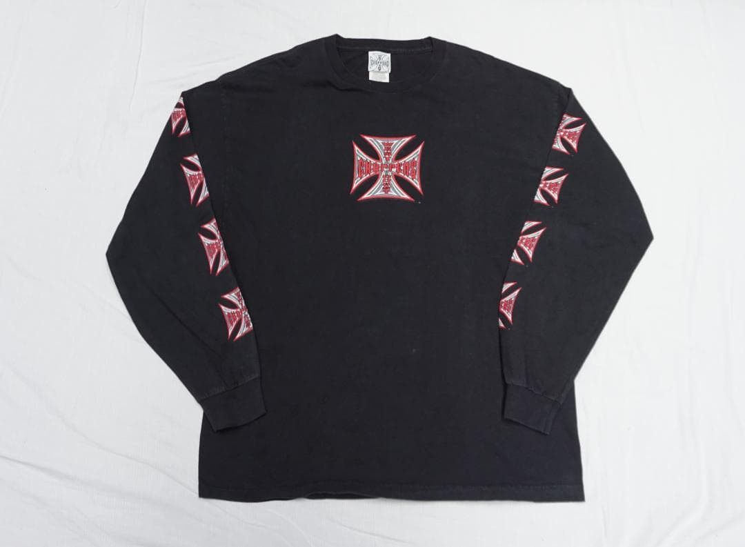 Vintage 90's West Coast Chopper 長袖Tシャツ ビンテージ Size US M / EU 48-50 / 2 - 3 Thumbnail