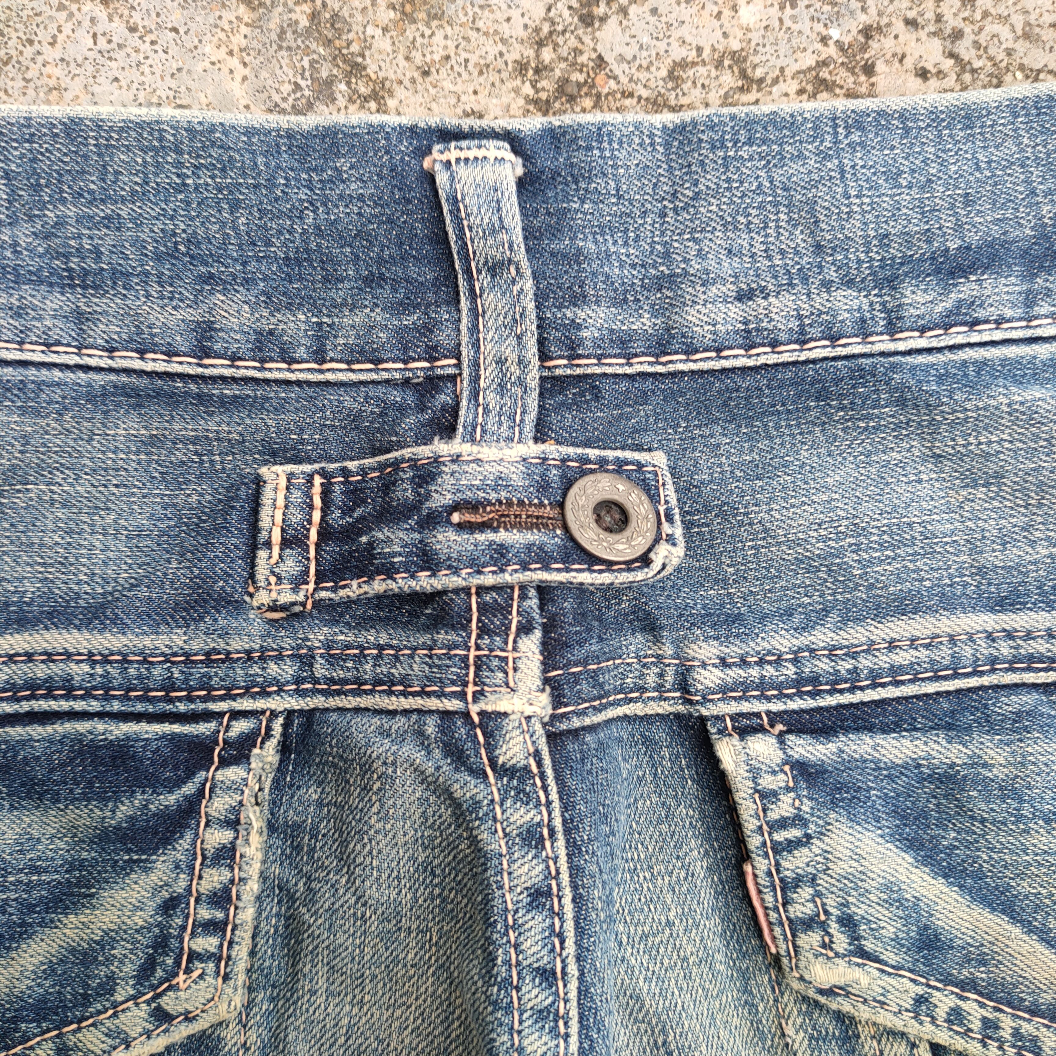 Vintage vintage rare John Bull faded Jean denim pants Size US 32 / EU 48 - 11 Thumbnail