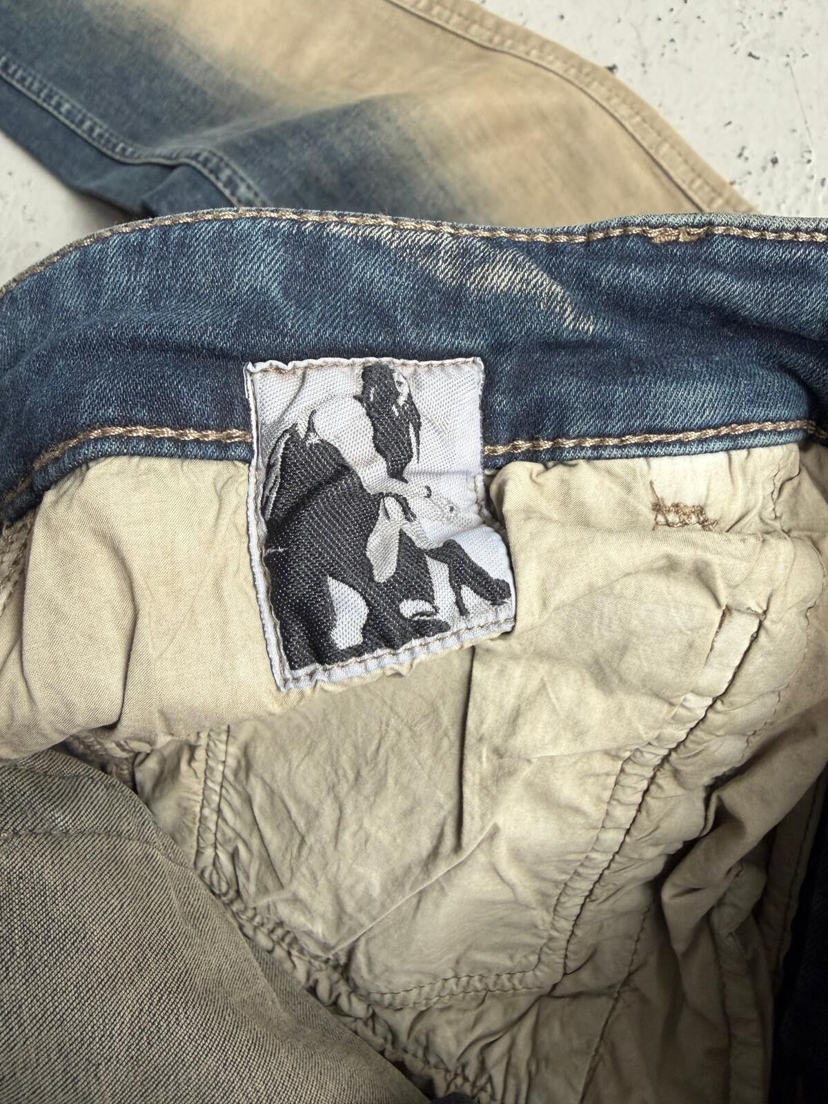 Rick Owens Rick Owens DRKSHDW Mineral Pearl Degrade Nagakin Bottoms Size US 28 / EU 44 - 7 Thumbnail