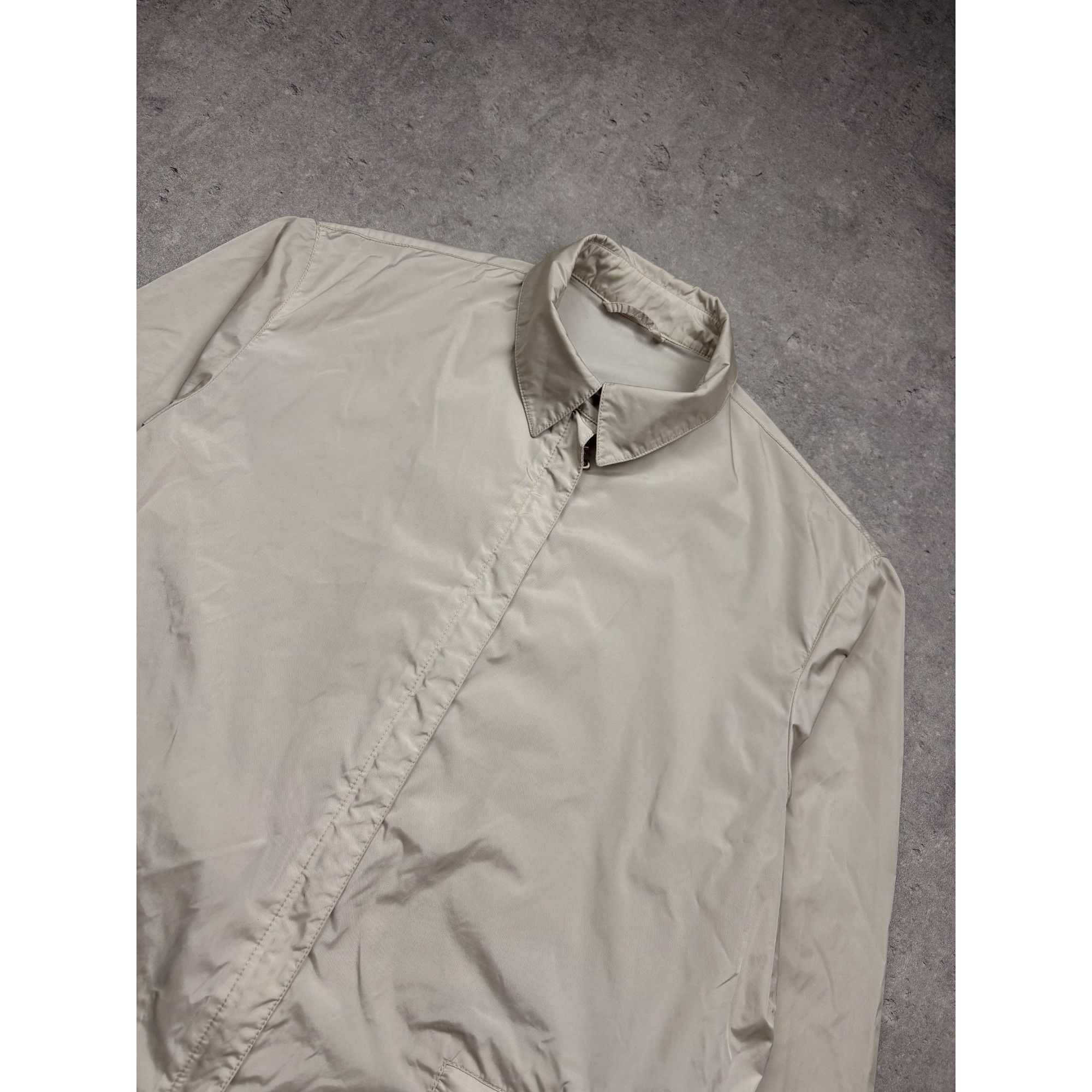 Prada Authentic PRADA Milano Vintage Nylon Women Jacket Beige - Si Size S / US 4 / IT 40 - 2 Thumbnail