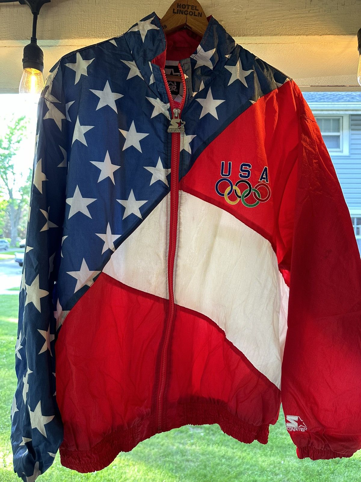 Vintage 90s Starter x USA Olympic jacket