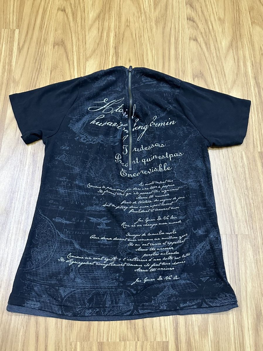 In The Attic 2000s - In The Attic Poem Zipper Tshirt Size US M / EU 48-50 / 2 - 7 Thumbnail