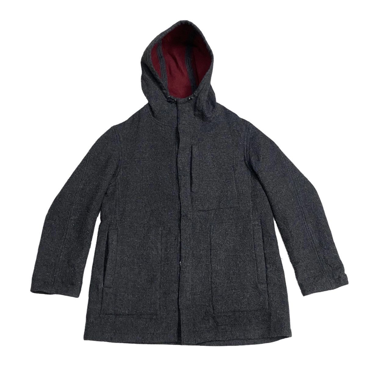 Japanese Brand LUI'S WOOL HOODIE JACKET Size US M / EU 48-50 / 2 - 6 Thumbnail