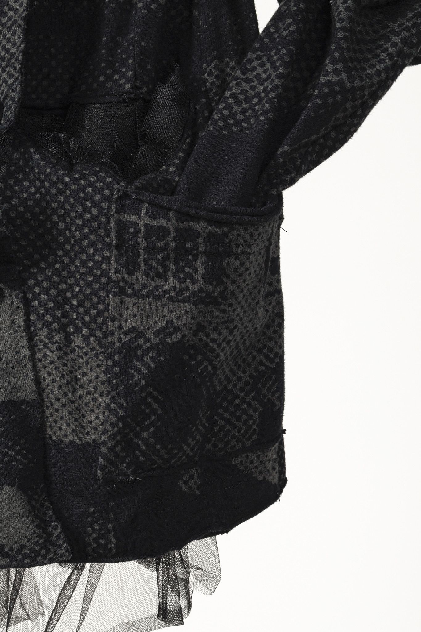 Rundholz Rundholz Black Label Vert Print Halftone Tulle-Ruffle Jacket Size M / US 6-8 / IT 42-44 - 7 Thumbnail