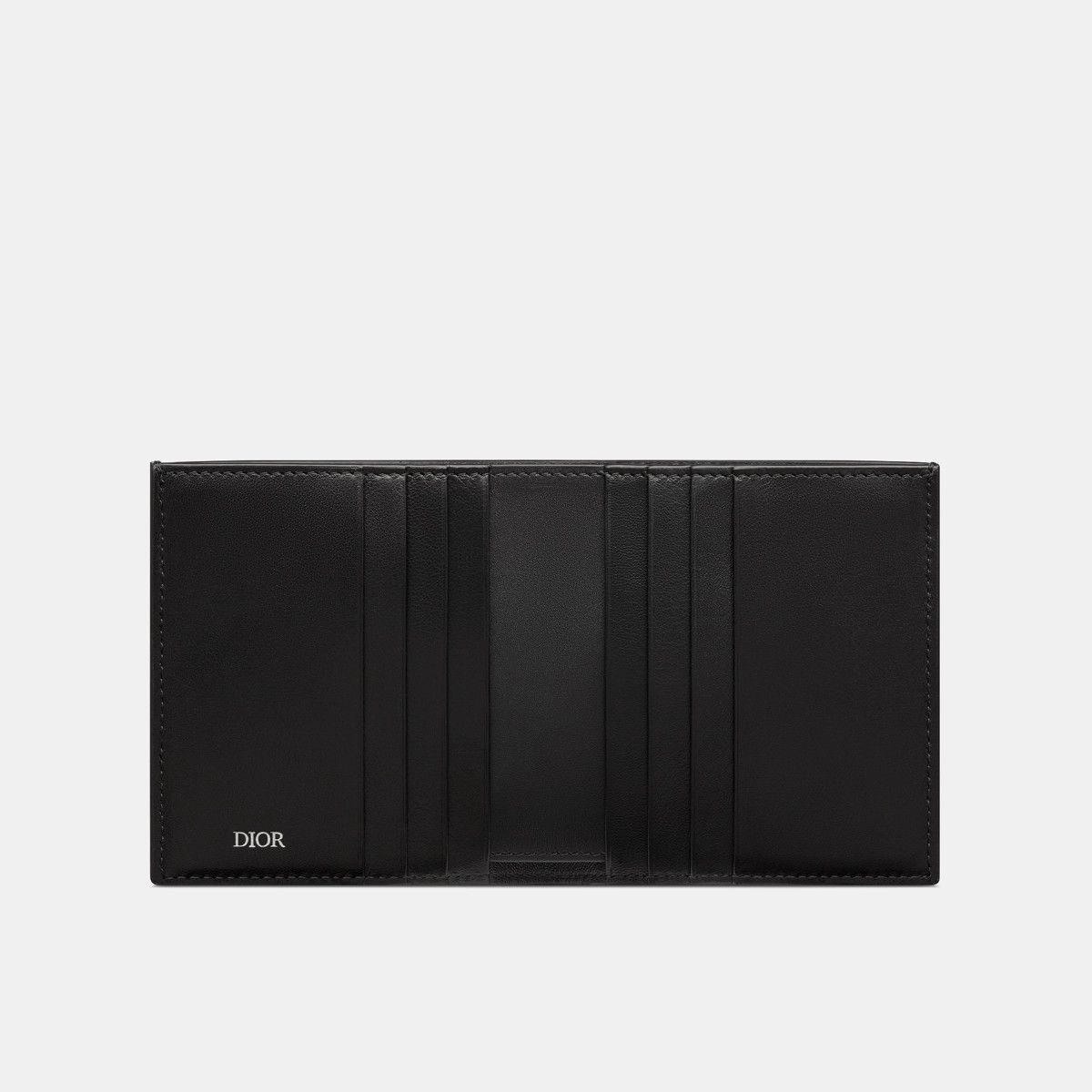 Dior o1bcso1str0226 Size:OS/Vertical Bifold Wallet in Black Size ONE SIZE - 4 Thumbnail