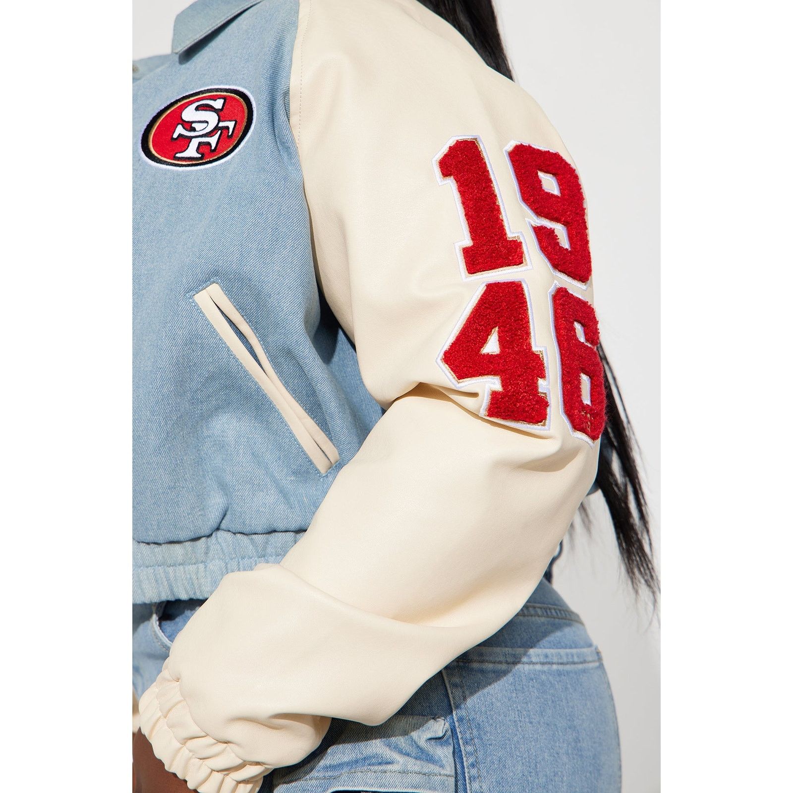 Other 49ers Denim Jacket - Denim - Size 2X Size XXL / US 16-18 / IT 52-54 - 7 Thumbnail