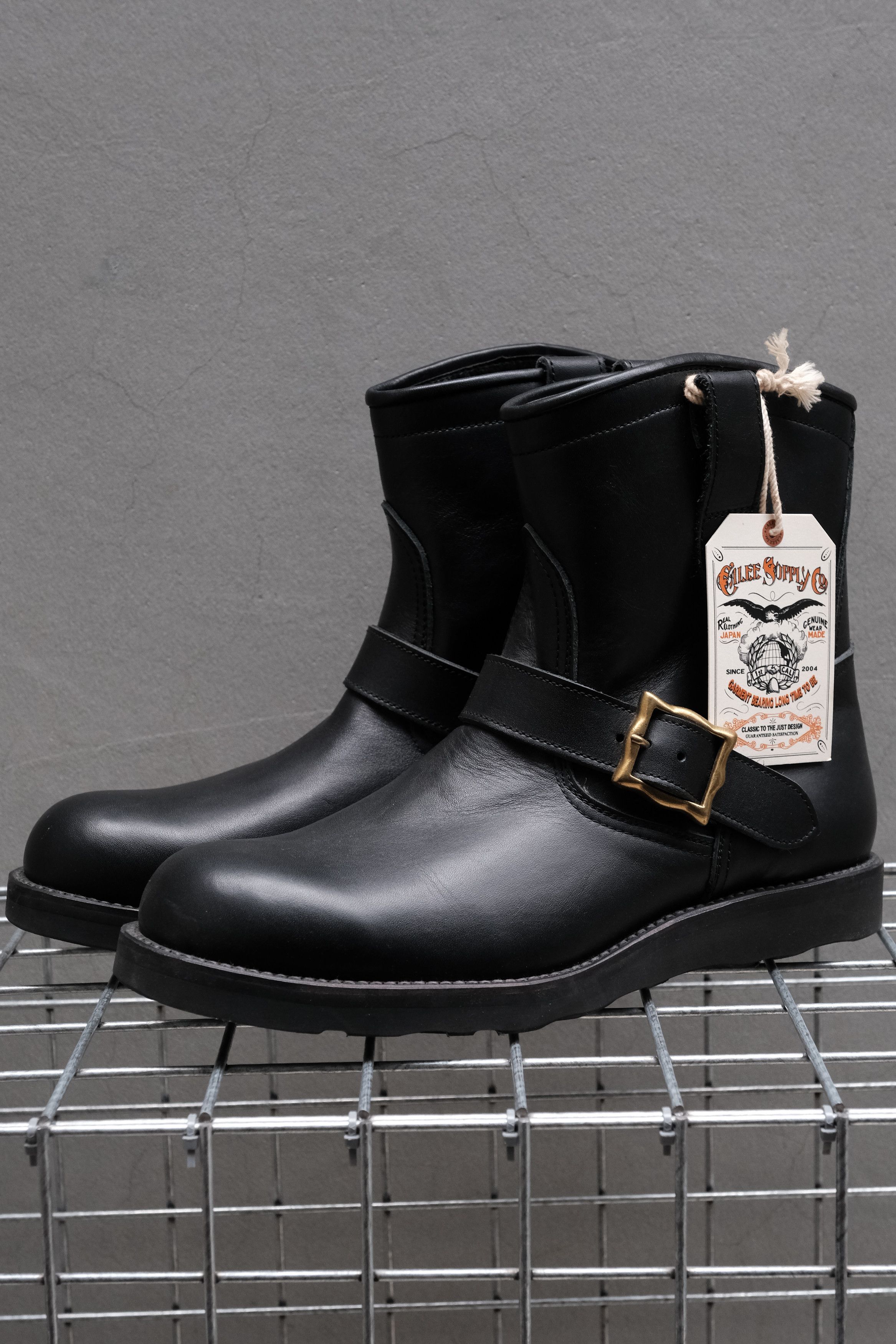Other CALEE Leather Engineer Boots Black Size US 10 / EU 43 - 1 Thumbnail