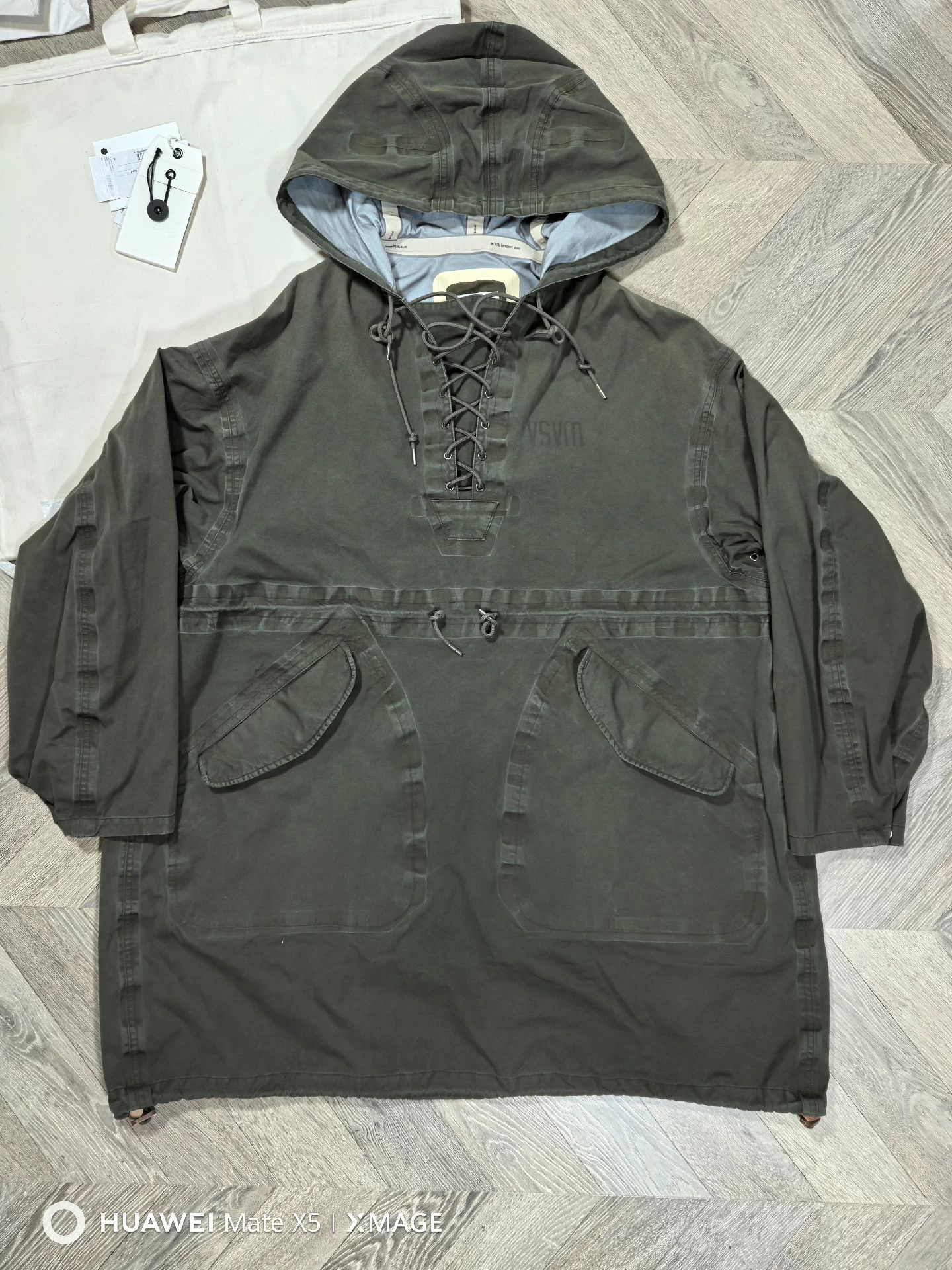 Visvim VISVIM 24SS CHINOOK PONCHO 3L DMGD Coat 2 Size US M / EU 48-50 / 2 - 1 Thumbnail