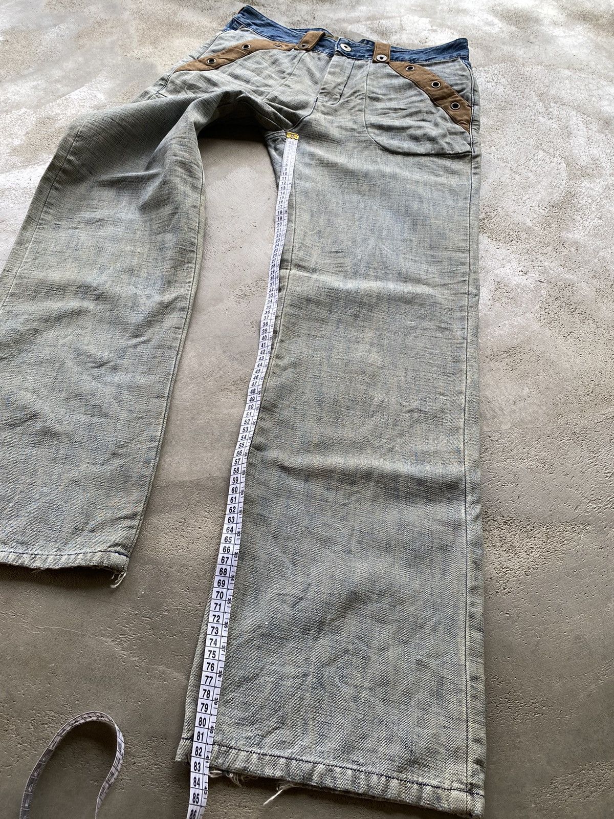 If Six Was Nine × Japanese Brand Hybrid Denim Jeans Size US 32 / EU 48 - 13 Thumbnail